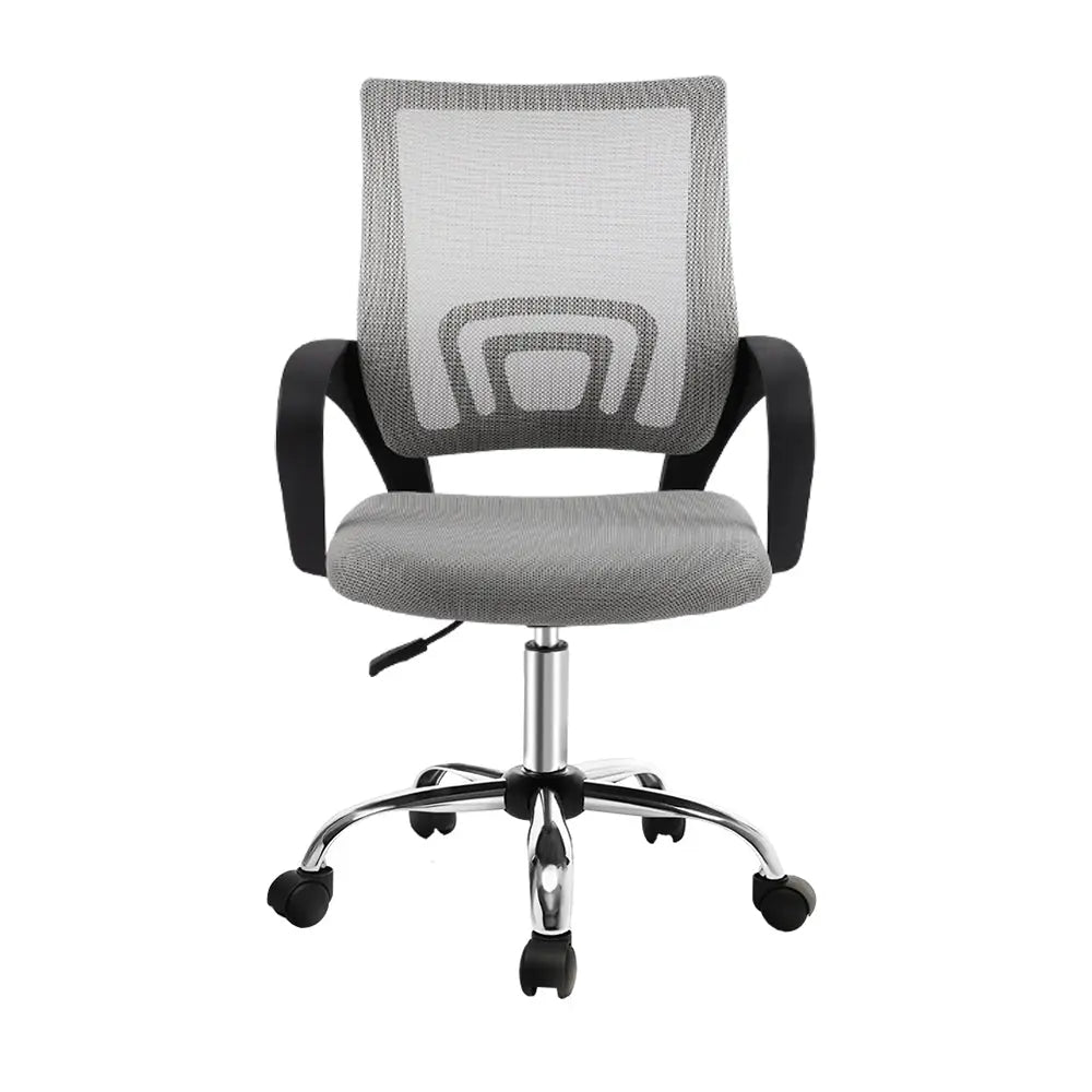 Artiss Office Chair Gaming Chair Computer Mesh Chairs Executive Mid Back Grey Deals499