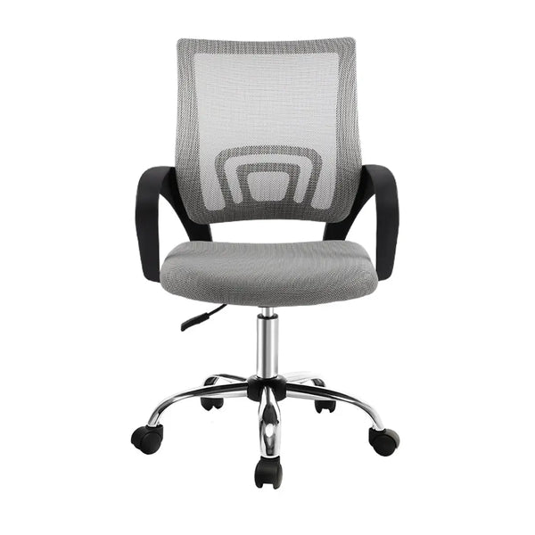 Artiss Office Chair Gaming Chair Computer Mesh Chairs Executive Mid Back Grey Deals499