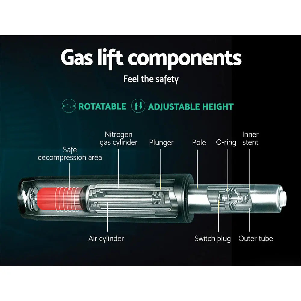 Artiss Office Chair Gaming Chair Computer Mesh Chairs Executive Mid Back Grey Deals499