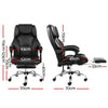 Artiss Office Chair Gaming Computer Executive Chairs Leather Seat Recliner Deals499