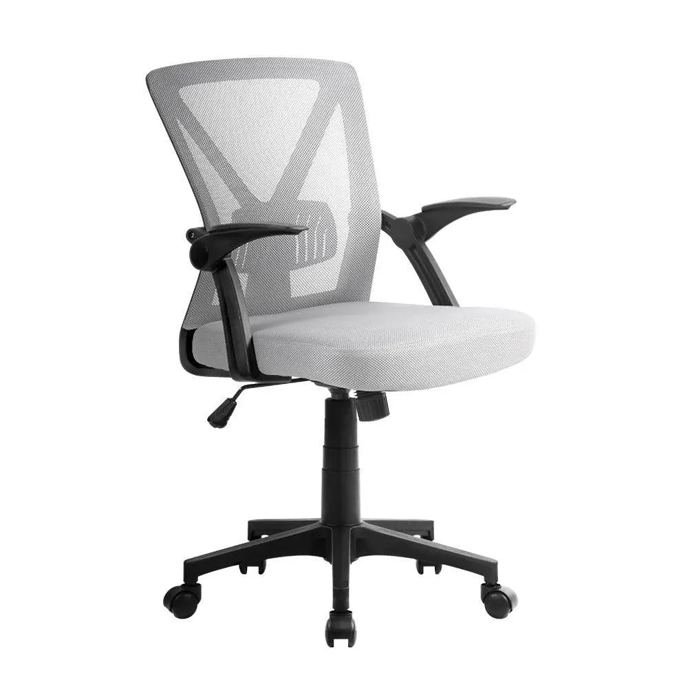 Artiss Office Chair Gaming Executive Computer Chairs Study Mesh Seat Tilt Grey Deals499