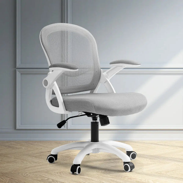 Artiss Office Chair Mesh Computer Desk Chairs Mid Back Work Home Study Grey Deals499