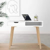 Artiss Office Computer Desk Study Table Storage Drawers Student Laptop White Deals499