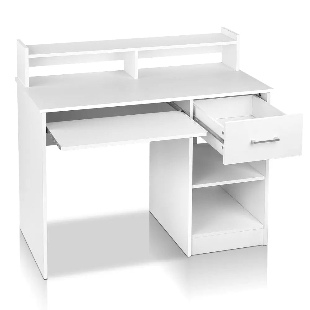 Artiss Office Computer Desk with Storage - White Deals499