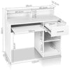 Artiss Office Computer Desk with Storage - White Deals499
