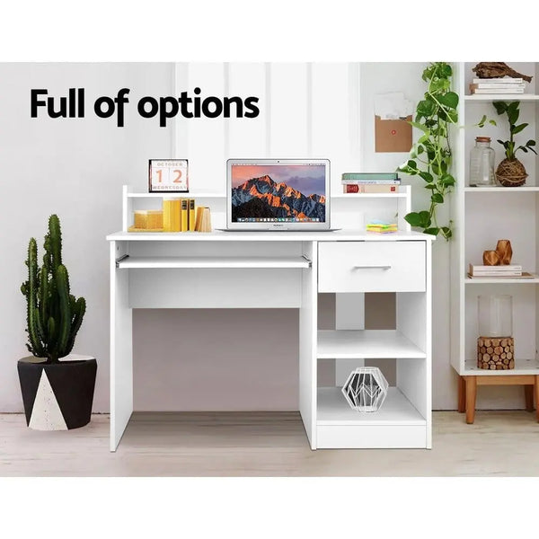 Artiss Office Computer Desk with Storage - White Deals499