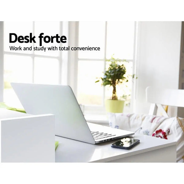 Artiss Office Computer Desk with Storage - White Deals499