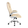 Artiss PU Leather Executive Office Desk Chair - Beige Deals499