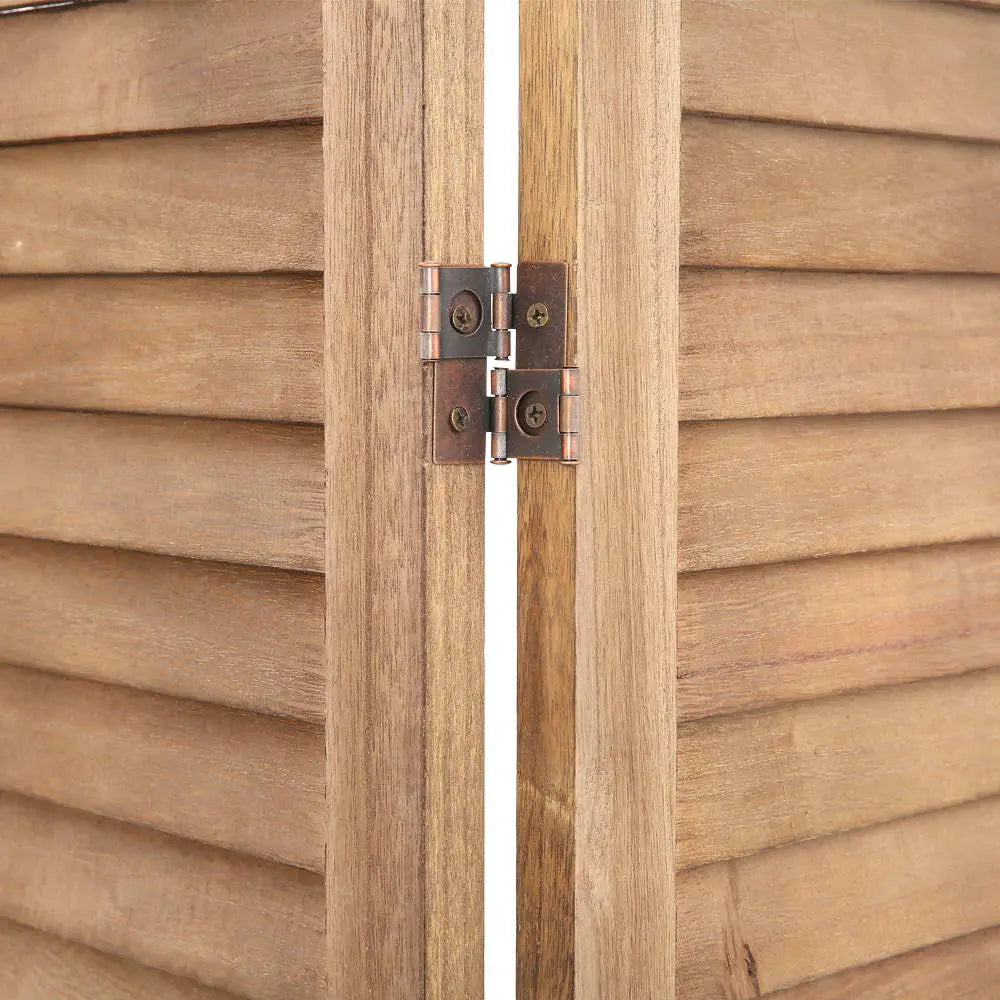 Artiss Room Divider Privacy Screen Foldable Partition Stand 4 Panel Brown Deals499