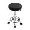 Artiss Round Salon Stool Black PU Swivel Barber Hair Dress Chair Hydraulic Lift Deals499