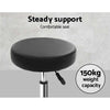 Artiss Round Salon Stool Black PU Swivel Barber Hair Dress Chair Hydraulic Lift Deals499