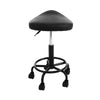 Artiss Saddle Stool Salon Chair Black Swivel Beauty Barber Hairdressing Gas Lift Deals499