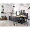 Artiss Set of 2 Backless PU Leather Bar Stools - Black and Wood Deals499