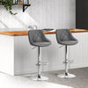 Artiss Set of 2 Bar Stools PU Leather Diamond Style - Grey Deals499