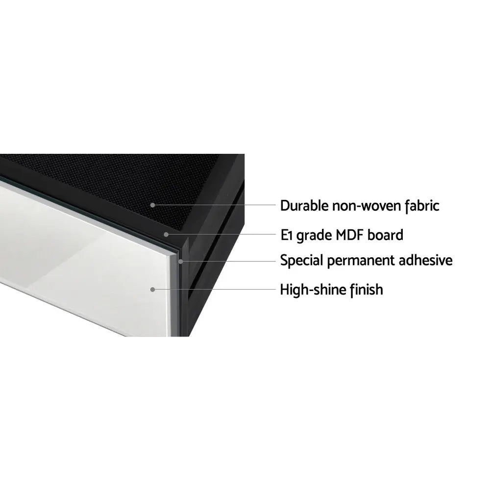 Artiss Set of 2 Bedside Tables Drawers Mirrored Side End Table Cabinet Nightstand Deals499