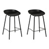 Artiss Set of 2 Metal Bar Stools - Black Deals499