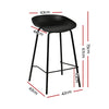 Artiss Set of 2 Metal Bar Stools - Black Deals499