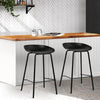 Artiss Set of 2 Metal Bar Stools - Black Deals499