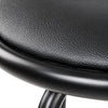 Artiss Set of 2 PU Leather Bar Stools - Black and Steel Deals499
