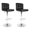 Artiss Set of 2 PU Leather Gas Lift Bar Stools - Black Deals499