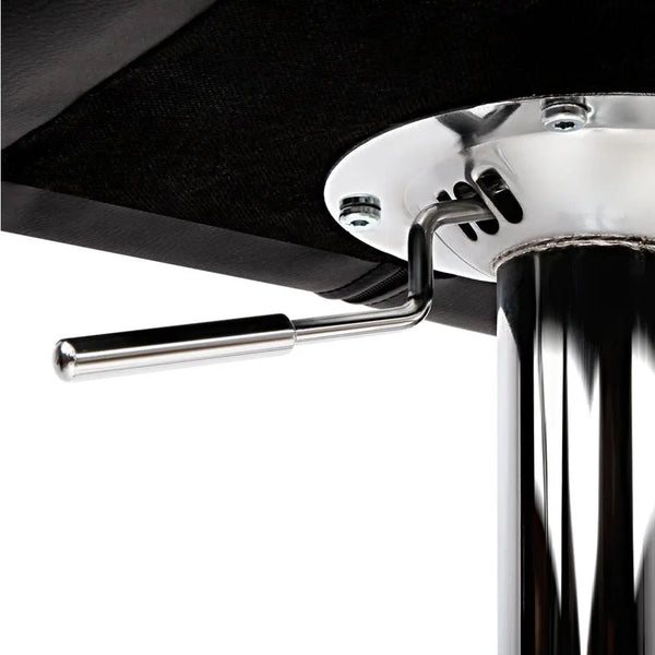 Artiss Set of 2 PU Leather Gas Lift Bar Stools - Black and Chrome Deals499