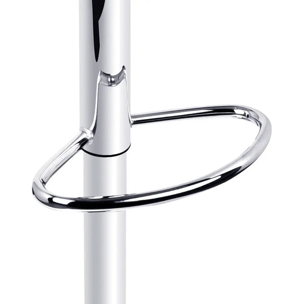 Artiss Set of 2 PU Leather Gas Lift Bar Stools - Black and Chrome Deals499