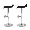 Artiss Set of 2 PU Leather Wave Style Bar Stools - Black Deals499