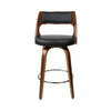 Artiss Set of 2 Wooden Bar Stools - Black Deals499
