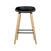 Artiss Set of 2 Wooden Square Footrest Bar Stools - Black Deals499