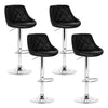 Artiss Set of 4 Bar Stools PU Leather Diamond Style - Black Deals499