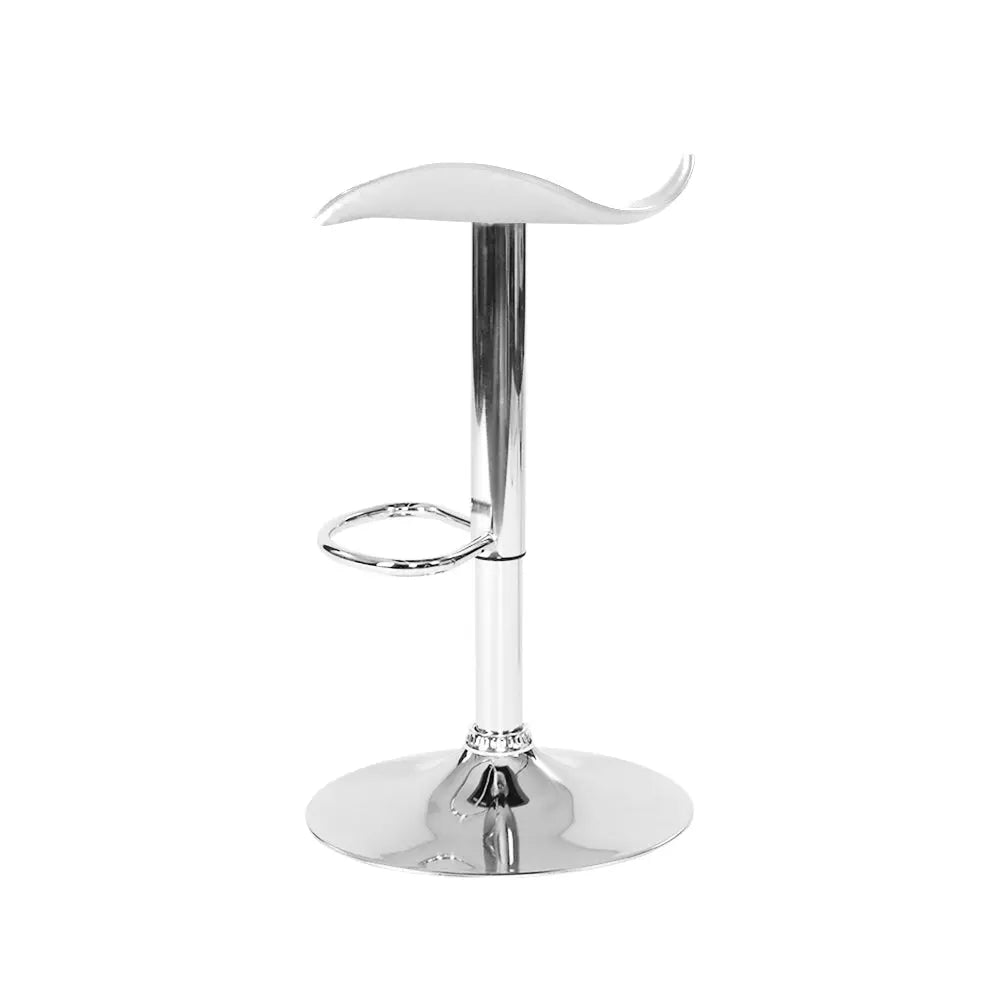 Artiss Set of 4 Swivel Bar Stools - White Deals499