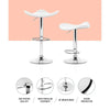 Artiss Set of 4 Swivel Bar Stools - White Deals499