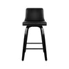 Artiss Set of 4 Wooden PU Leather Bar Stool - Black Deals499