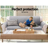 Artiss Sofa Cover Quilted Couch Covers Lounge Protector Slipcovers 3 Seater Grey Deals499