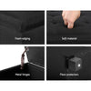 Artiss Storage Ottoman Blanket Box Black Fabric Footstool Chest Couch Seat Toy Deals499
