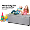 Artiss Storage Ottoman Footstool Blanket Box Foot Stool Bench Toy Seat Grey Deals499