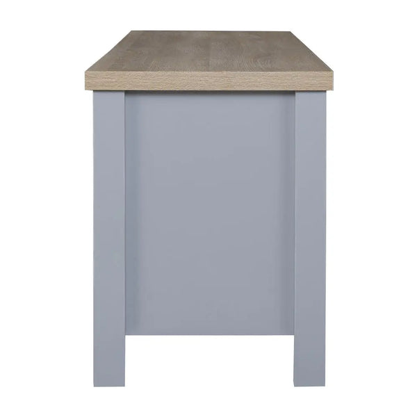 Artiss TV Cabinet Entertainment Unit Stand French Provincial Storage Shelf Wooden 130cm Grey Deals499