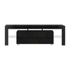 Artiss TV Cabinet Entertainment Unit Stand RGB LED Gloss Furniture 160cm Black Deals499