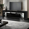 Artiss TV Cabinet Entertainment Unit Stand RGB LED Gloss Furniture 160cm Black Deals499