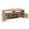 Artiss TV Cabinet Entertainment Unit Stand Storage Shelf Sideboard 140cm Oak Deals499