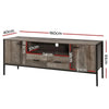 Artiss TV Cabinet Entertainment Unit Stand Storage Wood Industrial Rustic 160cm Deals499