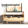 Artiss TV Cabinet Entertainment Unit Stand Wooden Storage 120cm Scandinavian Deals499