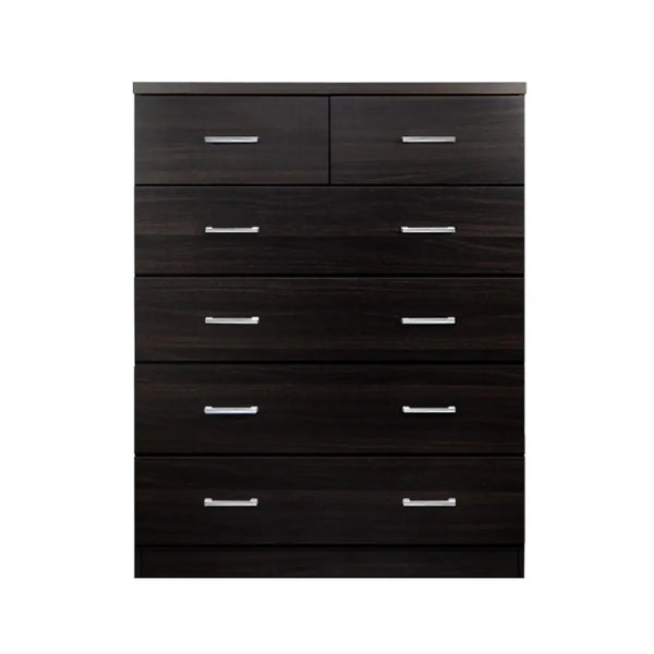 Artiss Tallboy 6 Drawers Storage Cabinet - Walnut Deals499