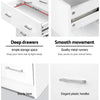 Artiss Tallboy Dresser Table 6 Chest of Drawers Cabinet Bedroom Storage White Deals499