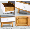 Artiss Wooden Bedside Table Deals499