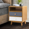 Artiss Wooden Bedside Table Deals499