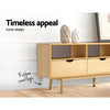 Artiss Wooden Scandinavian Entertainment Unit - Natural Deals499
