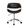 Artiss Wooden & PU Leather Office Desk Chair - Black Deals499