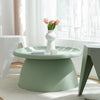 ArtissIn Coffee Table Mushroom Nordic Round Large Side Table 70CM Green Deals499