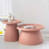 ArtissIn Coffee Table Mushroom Nordic Round Large Side Table 70CM Pink Deals499